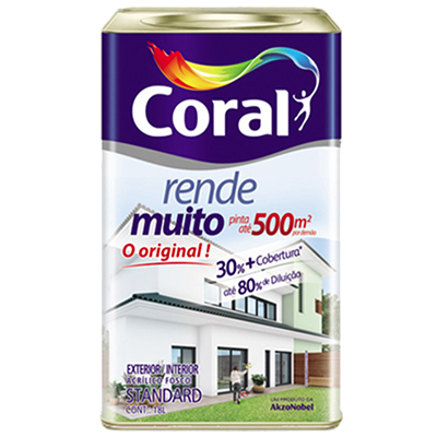 Tinta Acrílica Rende Muito – Coral