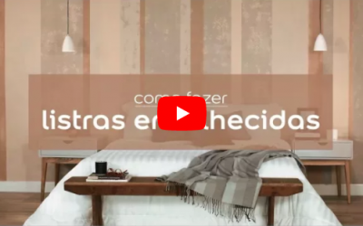 Passo a passo: crie paredes com listras envelhecidas